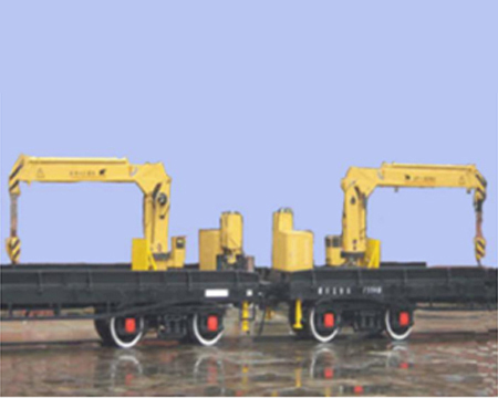 鐵路施工吊臂平車